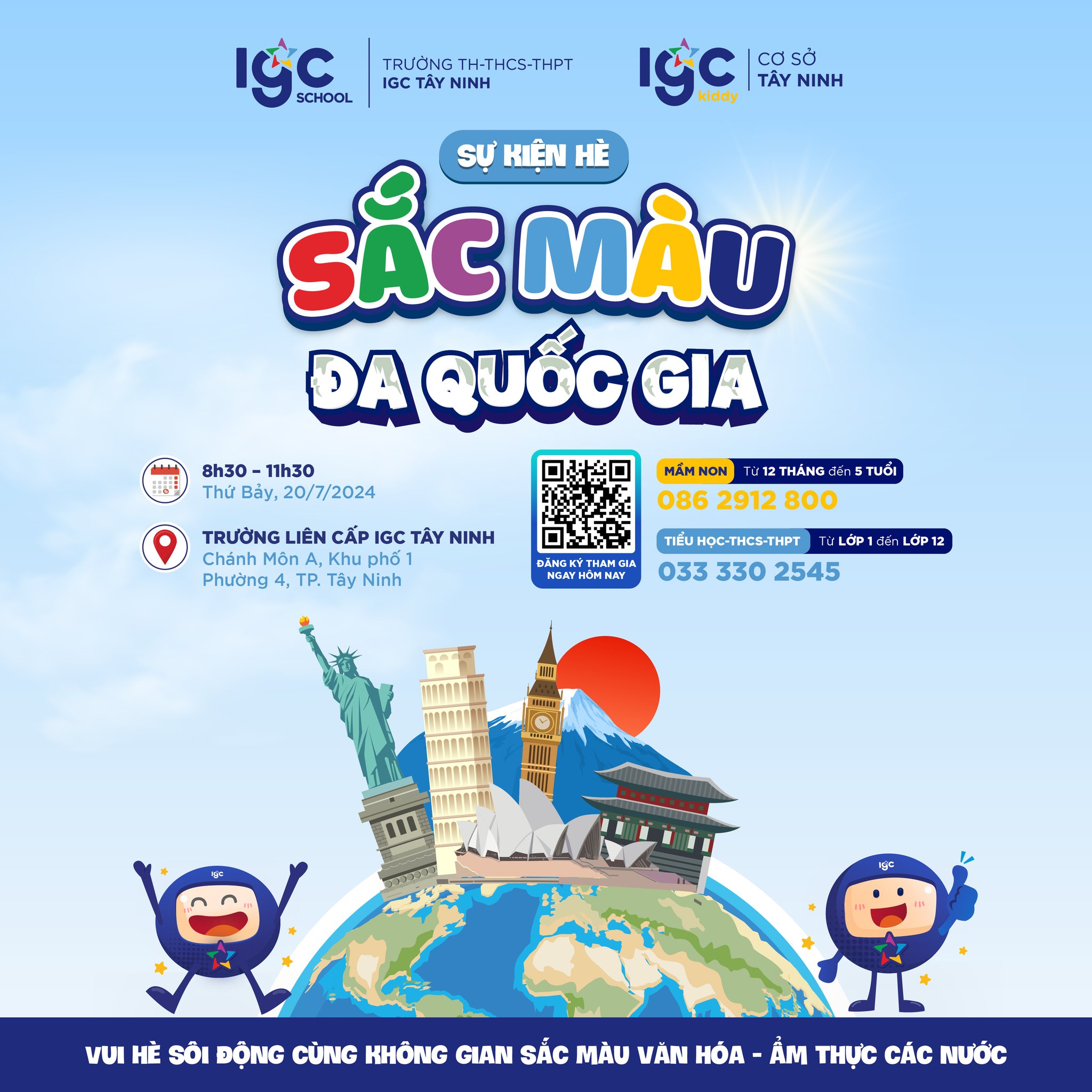 Chính thức mở cổng đăng ký tham gia SỰ KIỆN HÈ “SẮC MÀU ĐA QUỐC GIA”