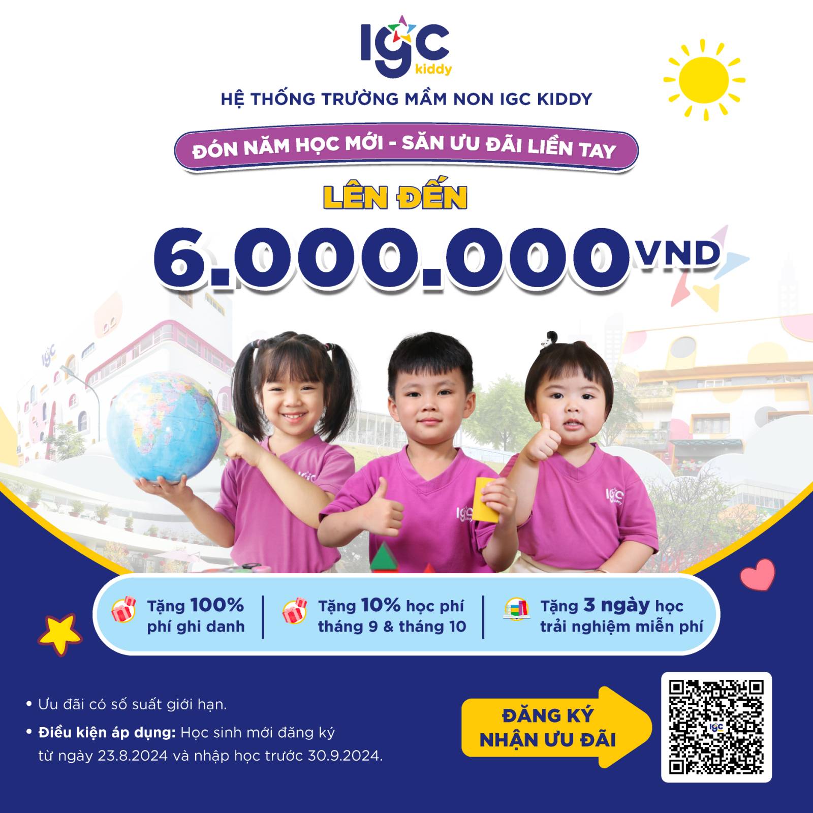 ĐÓN NĂM HỌC MỚI SĂN NGAY ƯU ĐÃI LÊN ĐẾN 6.000.000 VNĐ!