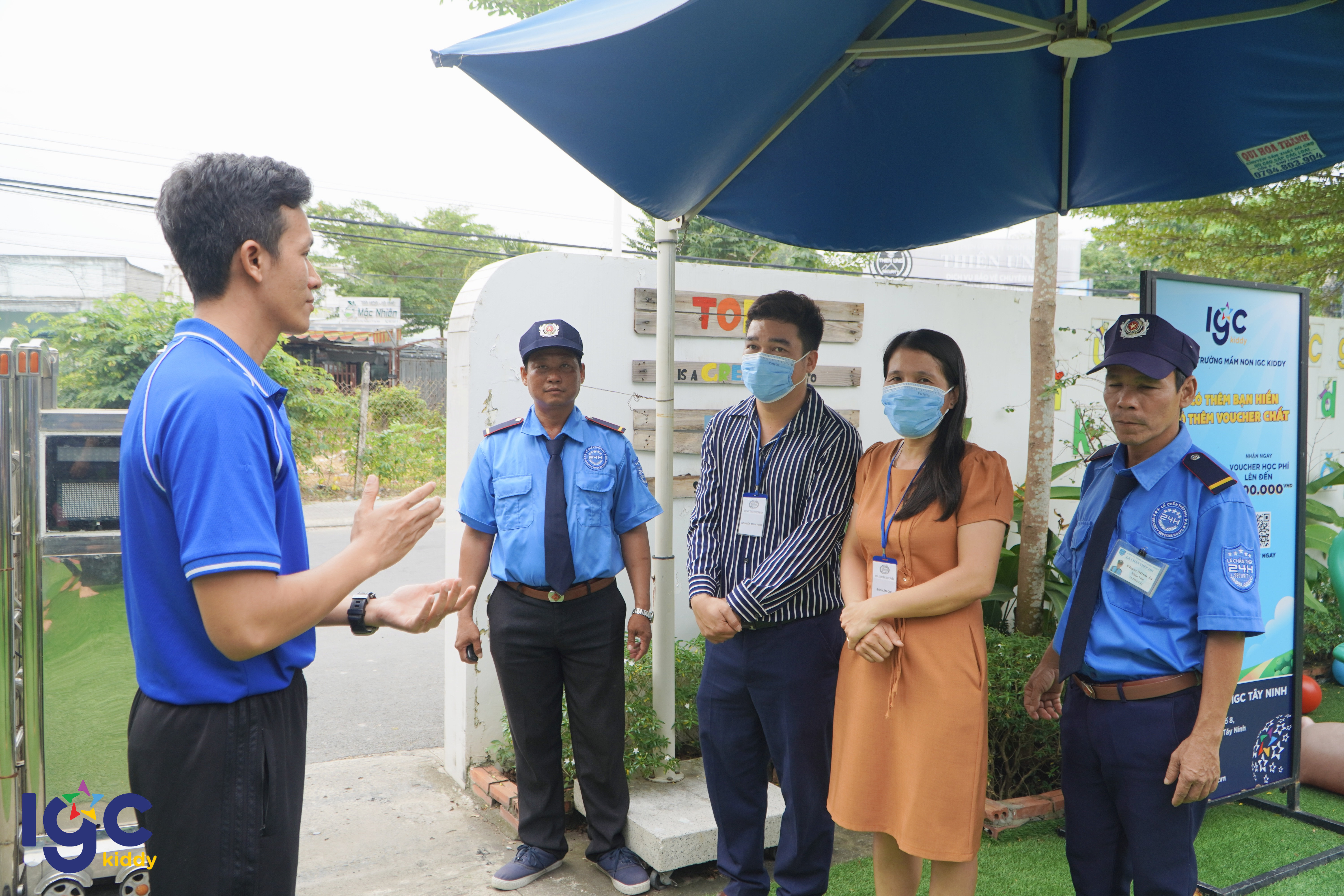 IGC KIDDY TÂY NINH – DIỄN TẬP PHÒNG CHỐNG KHỦNG BỐ, BẠO LOẠN ĐẢM BẢO AN TOÀN CHO TRẺ