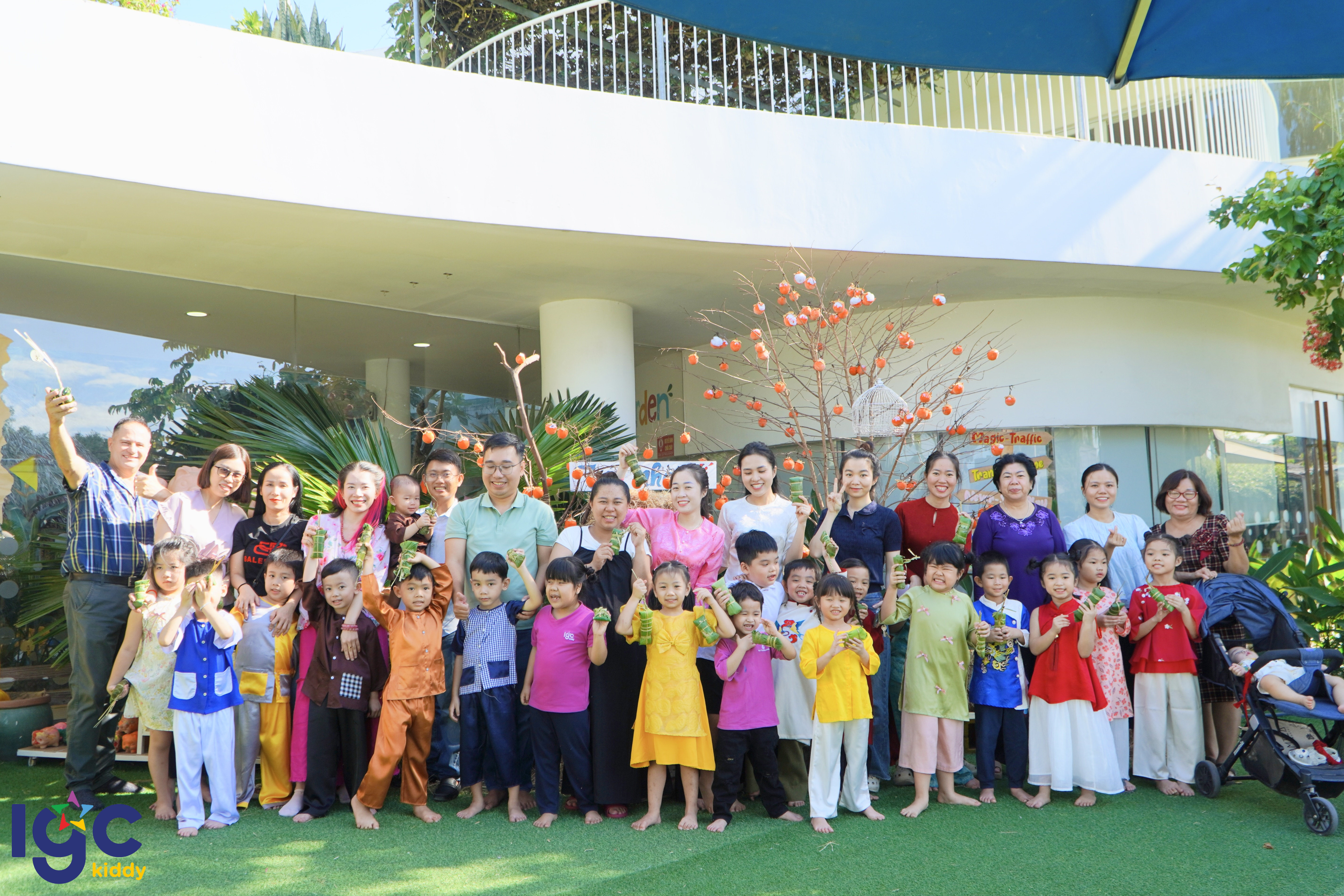 LỄ HỘI GÓI BÁNH CHƯNG, BÁNH TÉT – TẾT YÊU THƯƠNG TẠI IGC KIDDY TÂY NINH