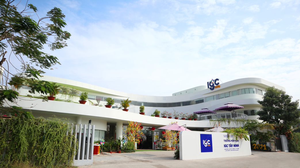 Cơ sở vật chất được đầu tư giúp trẻ có không gian phát triển