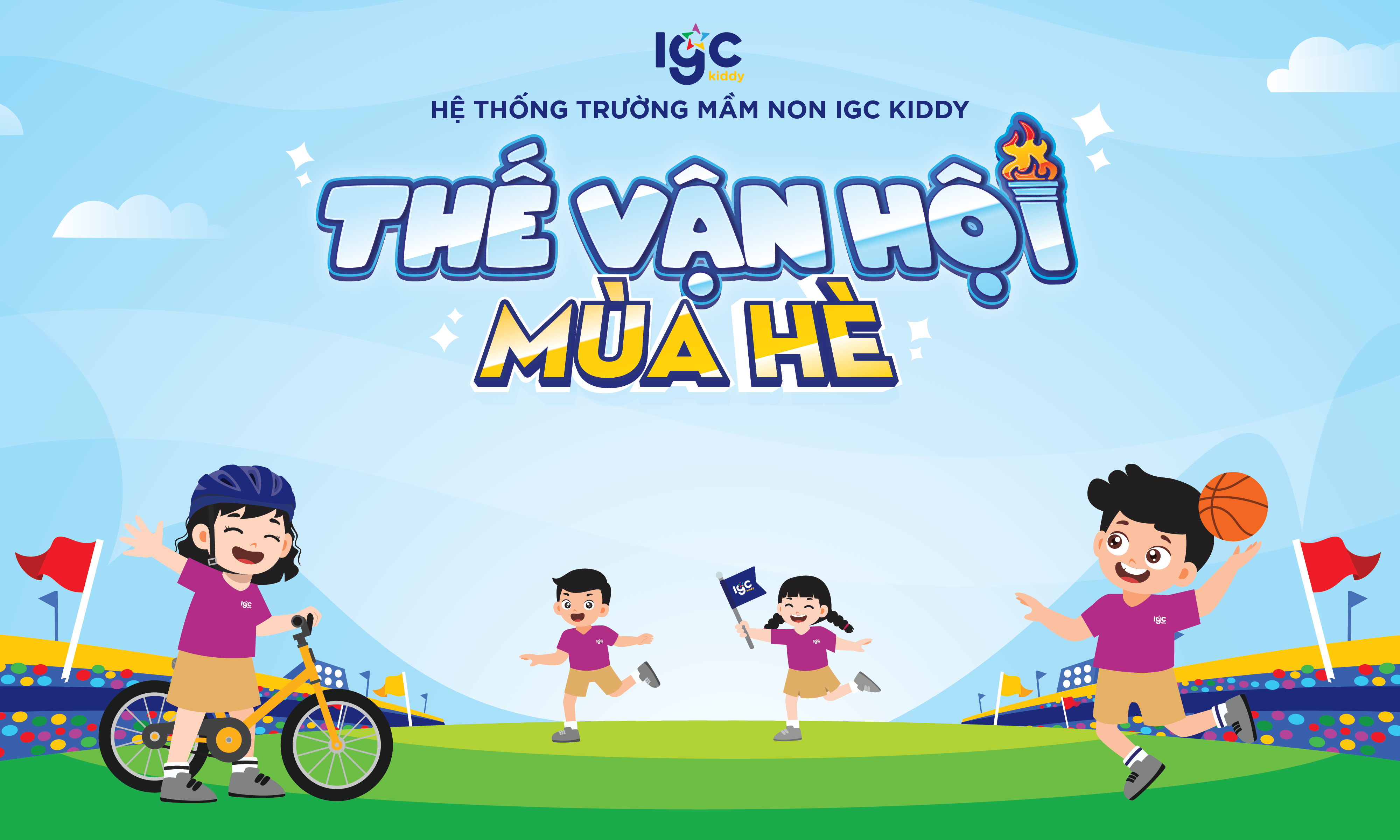 SẴN SÀNG CHINH PHỤC CÁC THỬ THÁCH TẠI THẾ VẬN HỘI MÙA HÈ IGC KIDDY 2023