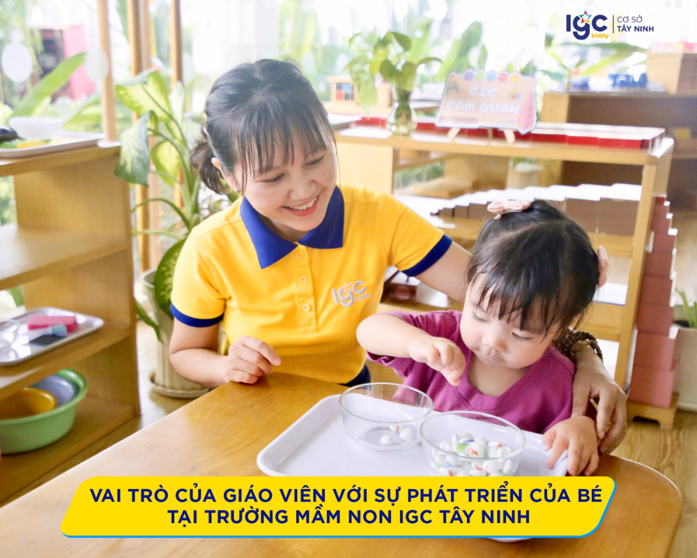 Vai trò của giáo viên với sự phát triển của bé tại Trường Mầm Non IGC Tây Ninh