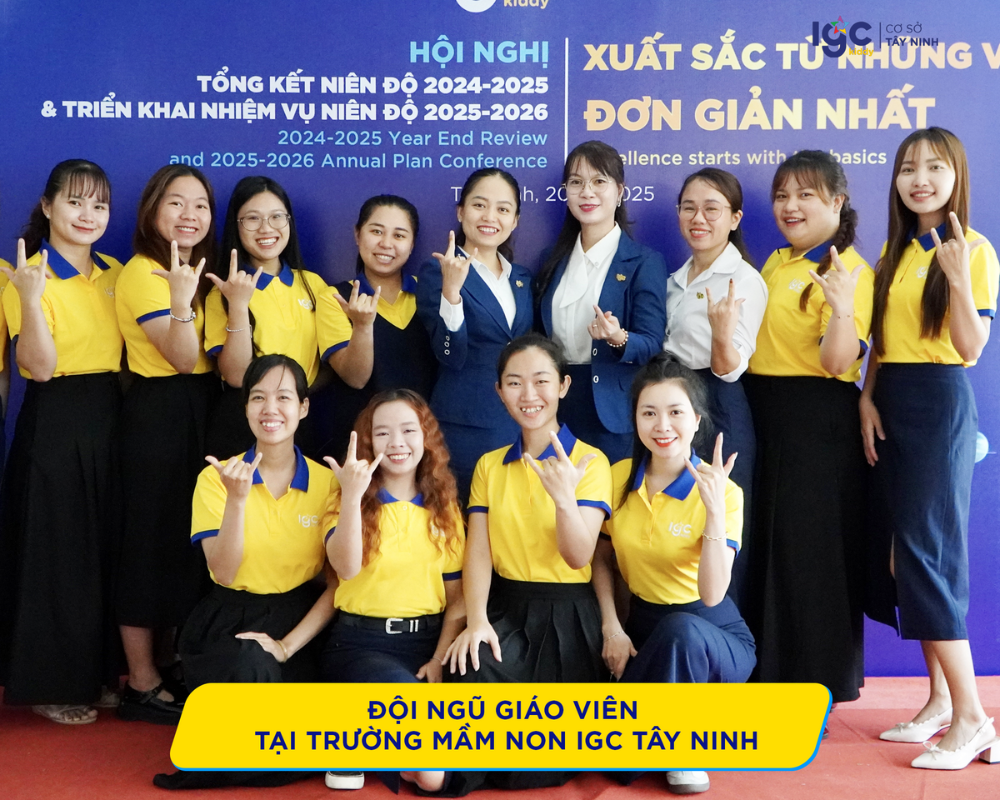 Đội ngũ giáo viên tại Trường Mầm Non IGC Tây Ninh